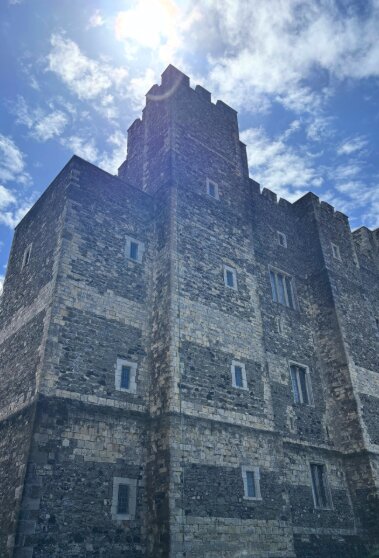 Dover Castle in spring with fewer crowds